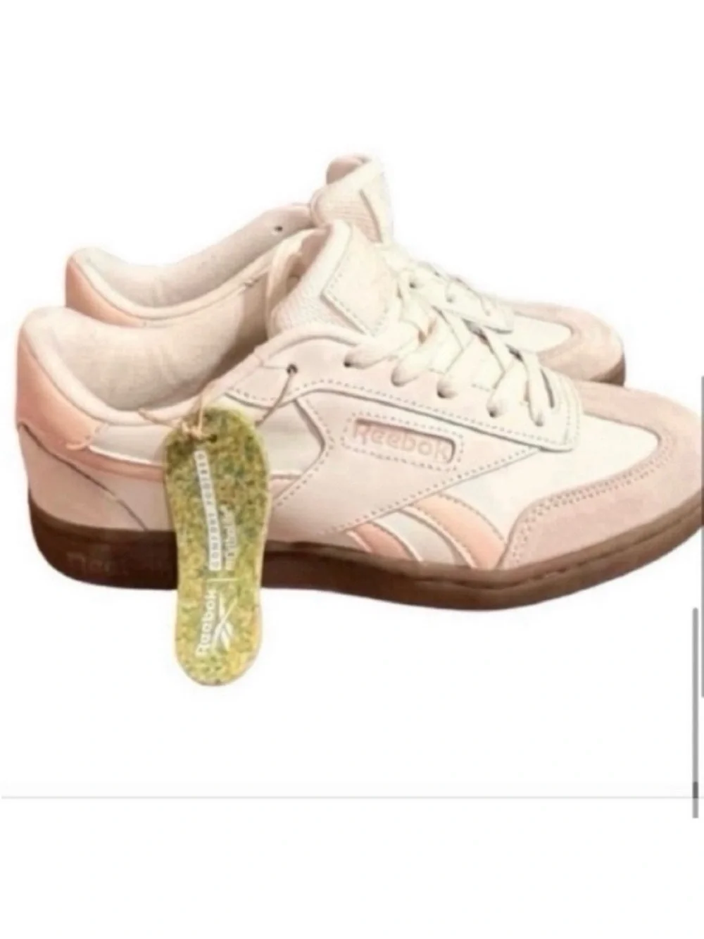 🆕- Reebok Forte Lounger Double Up Sneaker in Blush/ Off White. Size: 8.5